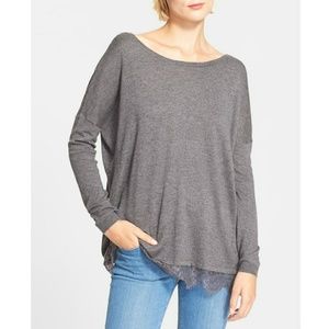 Joie - Anthropologie | Yael Lace Hem Sweater